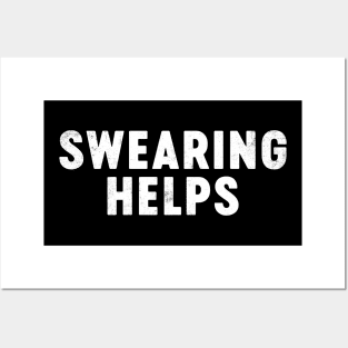 Swearing Helps Funny Posters and Art